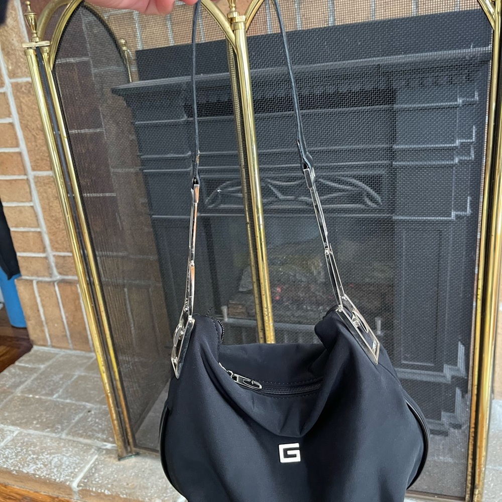 G adjustable black shoulder bag purse - Picture 6 of 9